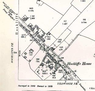 The centre of the village in 1901